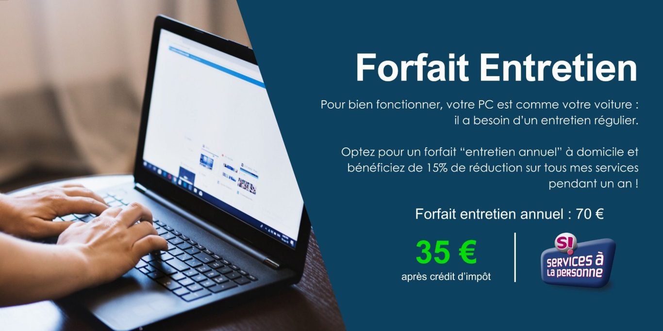 Profitez du forfait entretien annuel ! Forfait entretien annuel